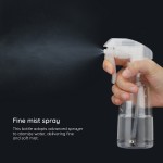 Segus Clear Hair Sprayer, 6.8oz Continuous Fine Mist Water Bottle, 200ml Empty Refillable Sprayer, Airless Aerosol Water Bottle for Curly Hair Salon Barber Hairstyling Planting Ironing Cleaning